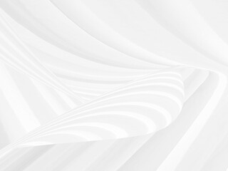 Naklejka premium beauty smooth curve fashion soft fabric white abstract shape elegrance decorative textile background