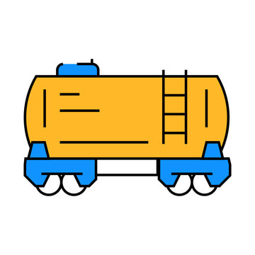 recommend clip art: tank carriage line icon vector. tank carriage sign. isolated symbol illustration