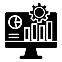 Data Presentation Glyph Icon