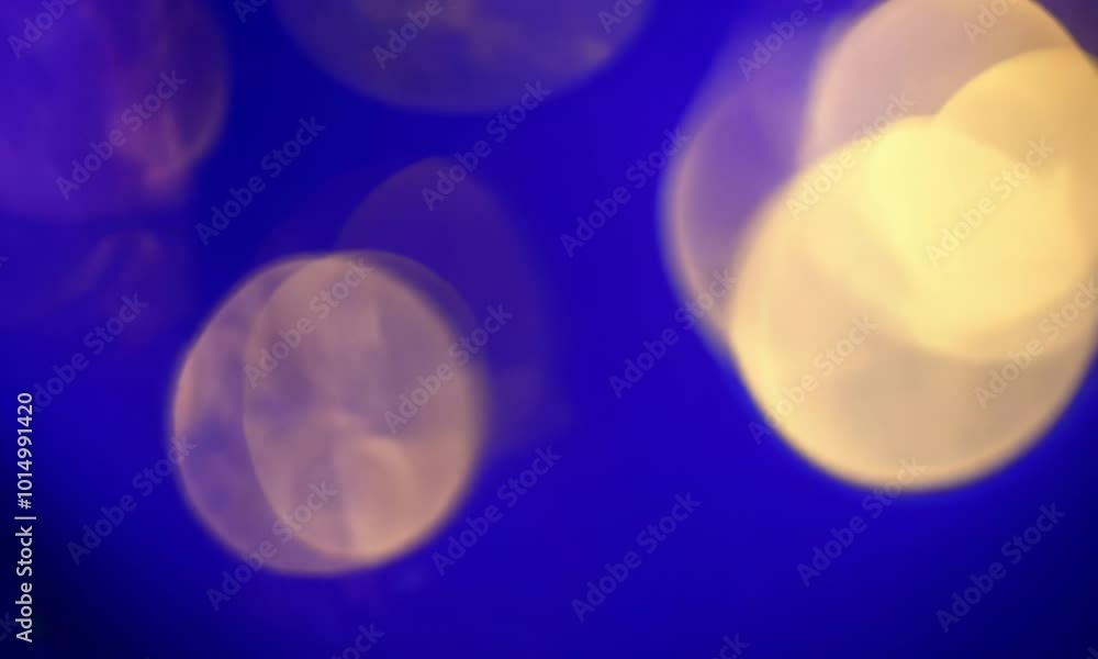 Poster vibrant abstract image with dynamic bokeh effects.