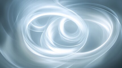 Ethereal Wisps: A Mesmerizing Swirling Dance of Light and Shadow