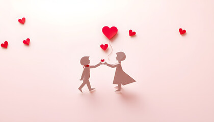 for love valentine day isolated with white highlights, png