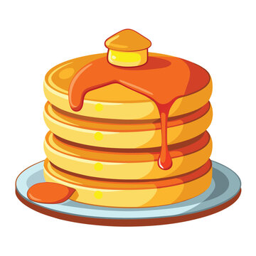 recommend clip art: Pancake Stack Vector illustration.