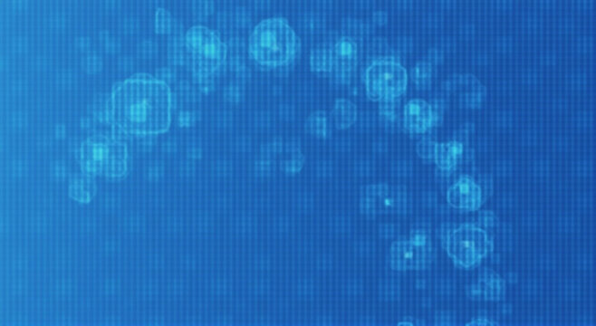blue binary code