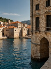 Photos of Dubrovnik including historic landmarks.