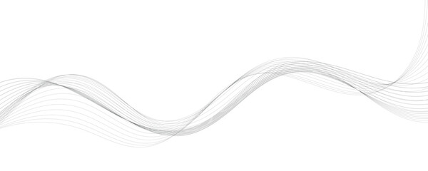 White background with waves. EPS10	