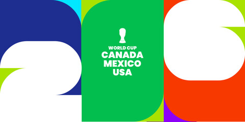 World cup 2026 background Illustration