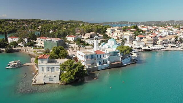 Porto Heli is a tourist coastal town of Argolida in Peloponnese, Greece