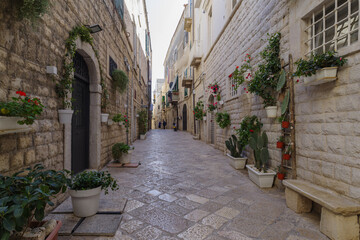 Trani street, Apulia, Southern Italy