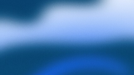 Blue and white tones, distorted against a blue gradient backdrop, featuring a grainy noise texture, suitable for a web banner or poster design.