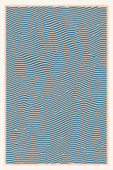Wave pattern print. Wall art. Modern art. Created with Generative AI technology