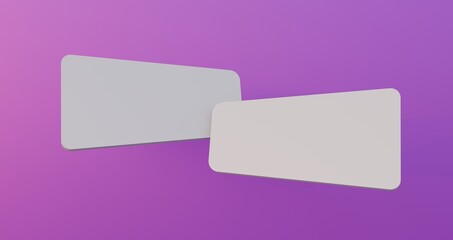 Sale banners on a purple background. Sale badge on a purple background. Speech bubble text box template for website computer graphic and internet, numbers.