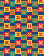 seamless pattern with flowers