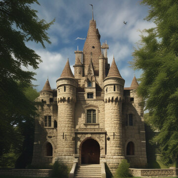 the castle in the city