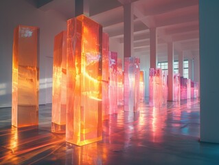 Cityscape illustration with glowing lights, skyscrapers, and a dynamic graph arrow, symbolizing urban business growth