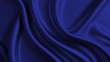 Obraz premium blue silk background
