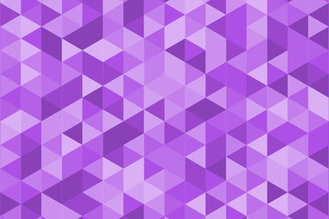 Geometric triangular purple abstract with soft colors and mosaic style pattern 