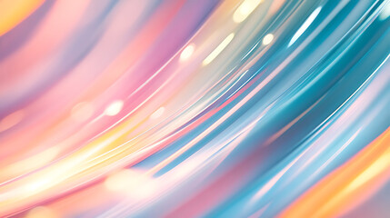 Obraz premium Abstract Swirling Colors: A mesmerizing abstract image with vibrant, swirling colors of blue, pink, and orange creating a sense of movement and energy.