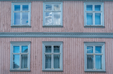 Architecture detail in Fredrikstad, Norway