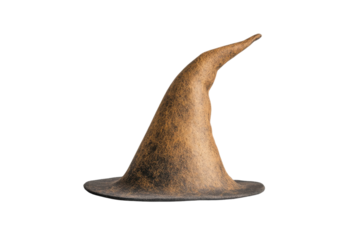 Wizard hat, white isolate background transparent background