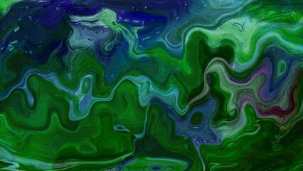 Abstract colorful water paint marble liquid, abstract background with bubbles