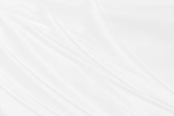 Obraz premium beauty smooth curve white and gray abstract soft fabric shape decorate fashion textile background