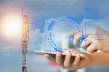 Concept of high-speed communication, 5G and 6G technology