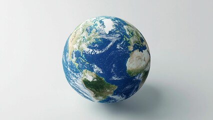 Earth, a Blue Marble in the Vastness of Space,  A Stunning Visual Representation of Our Planet