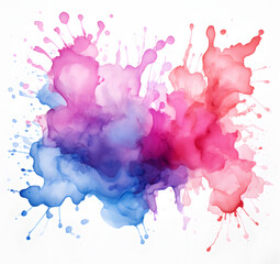 Abstract red paint splash
