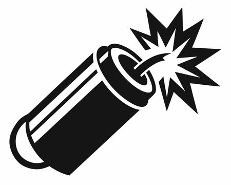 recommend clip art: Dynamite silhouette vector icon,bomb icon
