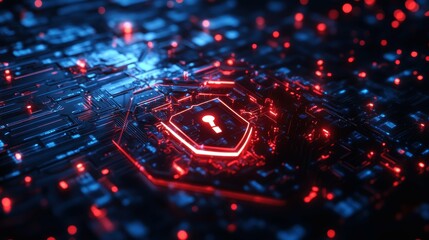 Cybersecurity paradigm Fortress-like firewall transforming into adaptive aI-driven defense system