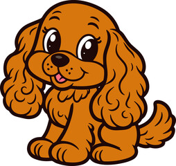Cocker Spaniel Dog breed cartoon character