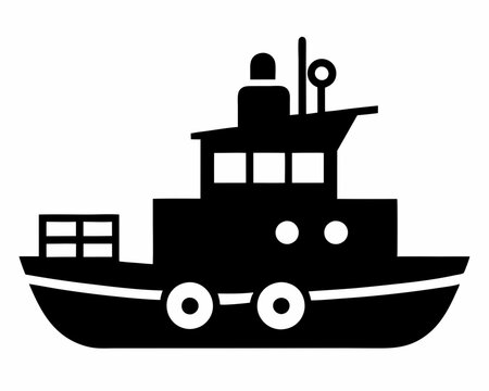 recommend clip art: Tugboat Silhouette, Tug Boat silhouette, Tugboat Clipart, Tugboat Files for Cricut, Tugboat Cut Files For Silhouette