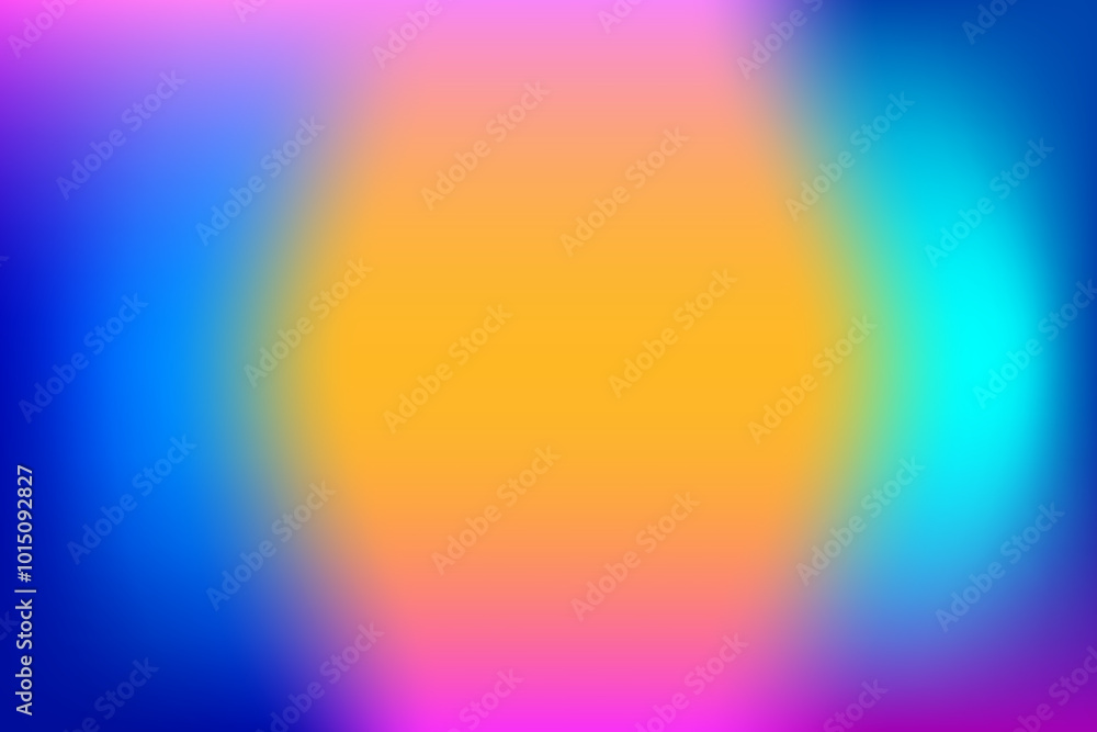 Aufkleber blue yellow color gradient background, texture blur abstract background, abstract gradation blur tex