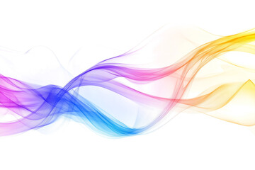 Colorful wavy lines png with transparent background cut out design element