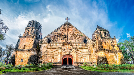 Miag-ao Church, Iloilo, Philippines. An 18th-century place of worship built by Spanish Catholic...