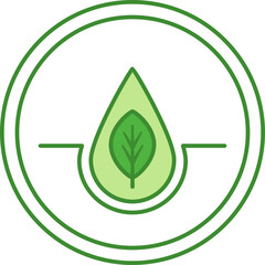 Green Label Retinol. Vector Icon. Retinol Regulates Skin Renewal Process. Sticker for Cosmetic Packaging. Skin Care Concept