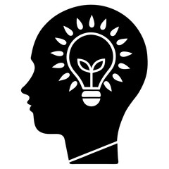 creative mind icon with Transparent Background Clipart