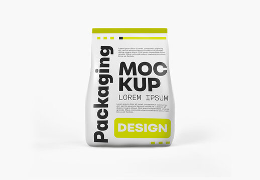 Packaging Bag Mockup - Front View