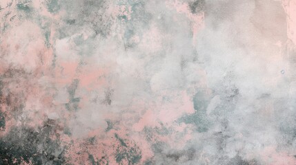 Soft grunge background with a mottled texture in pastel pink and muted grey, giving a worn, distressed look.