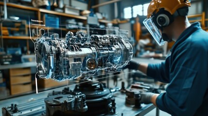 AR diagnostics for broken engine components: Augmented reality tools assisting technicians in identifying and fixing issues