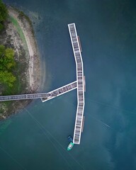 T&acirc;mega River Park in Marco de Canaveses, through Drone.