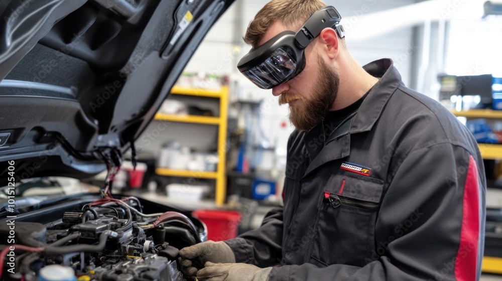 Poster augmented reality for engine diagnostics: mechanics using ar tools to enhance accuracy and efficienc