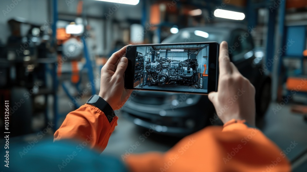 Poster augmented reality software for engine maintenance: real-time ar-powered diagnostics tools for effici