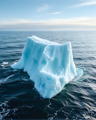 iceberg de glace dans l'oc&eacute;an