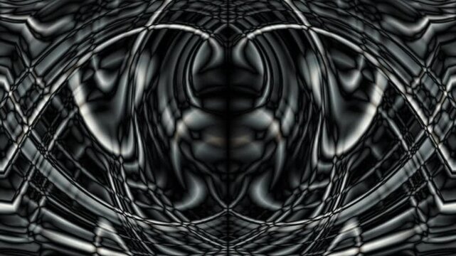 fractal art animate background video footage. 4k