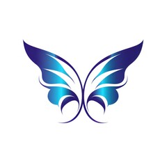 Fototapeta premium Colorful Butterfly on white background