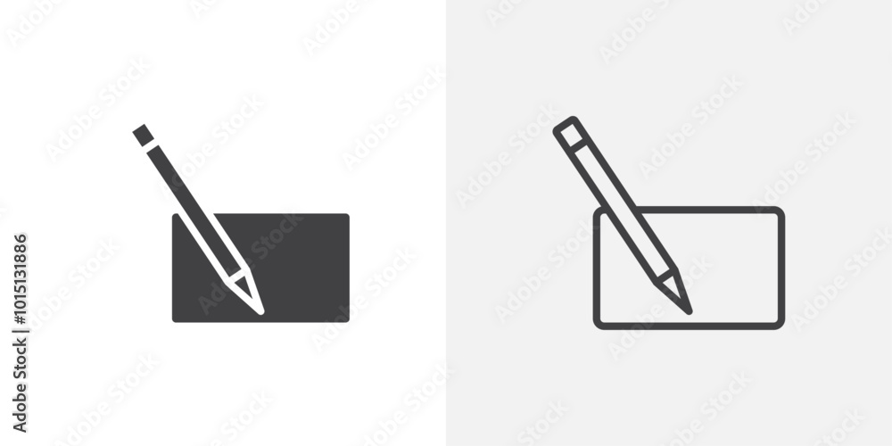Poster post icon vector icon set in black and white color.
