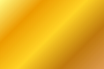 Gold gradient background. Shiny gold frame for design. Glowing metallic gold gradient color texture
