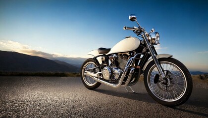 Fototapeta premium motorcycle on the road